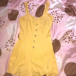 Yellow romper